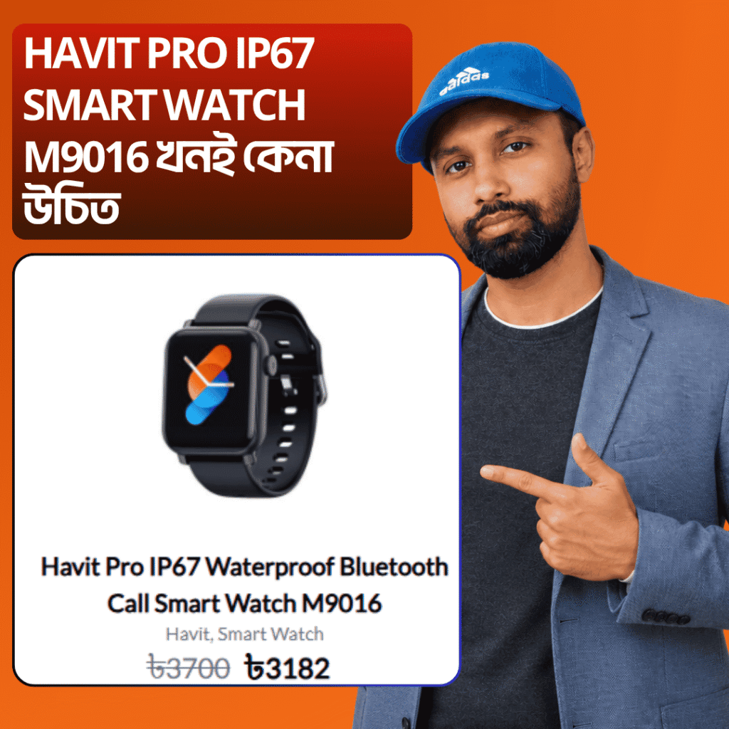 Havit Pro IP67 Waterproof Bluetooth Call Smart Watch M9016